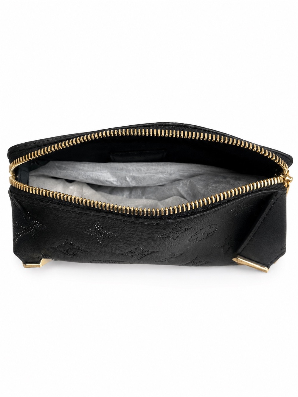 Black Embossed Mono Slim Trunk